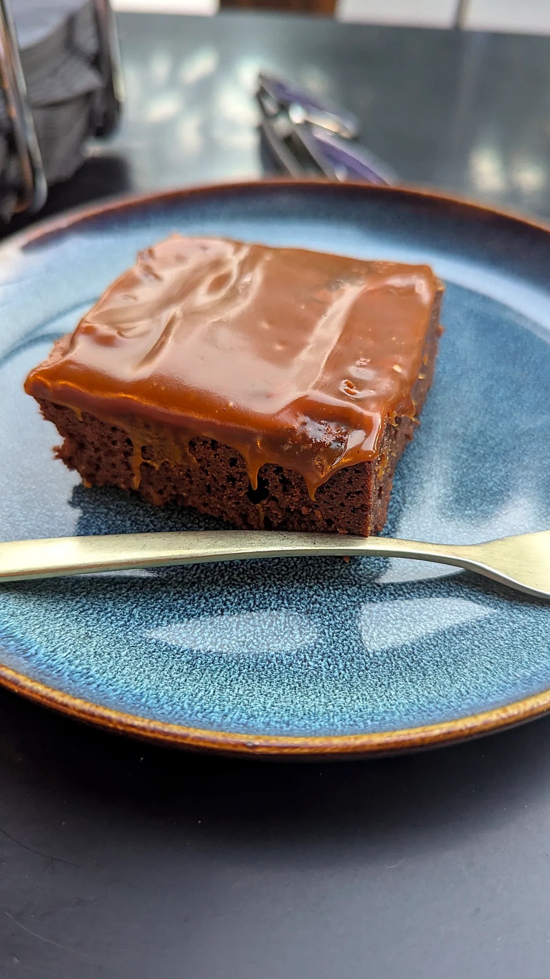 Brownie al caramello salato