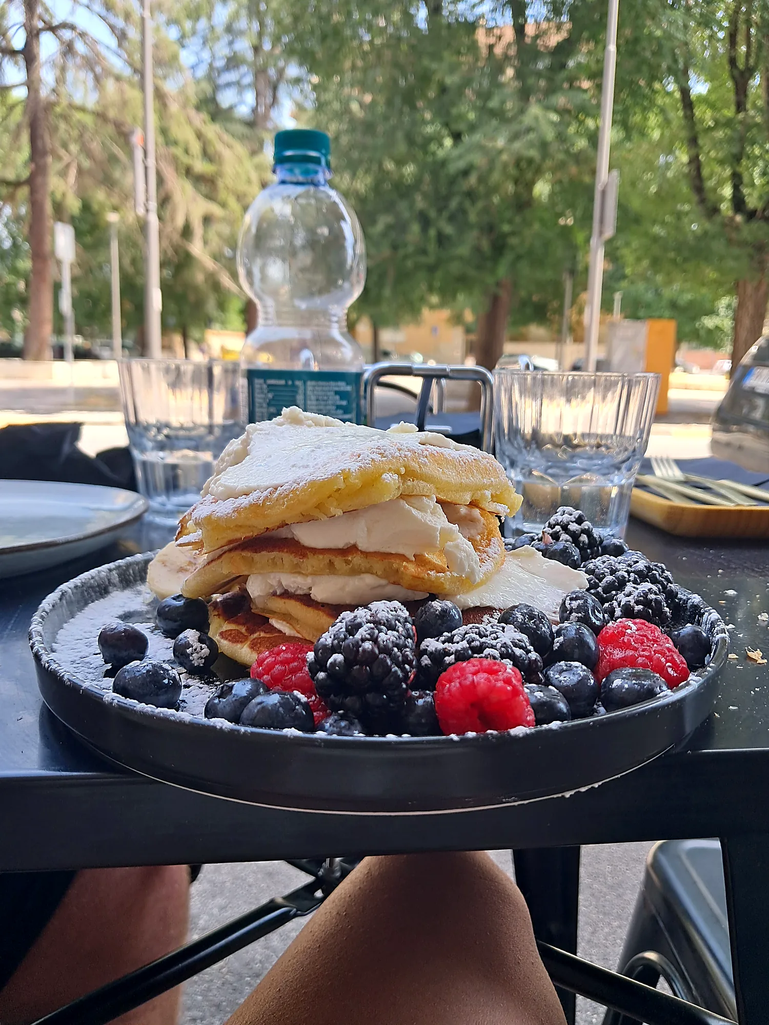 Pancakes ai frutti rossi